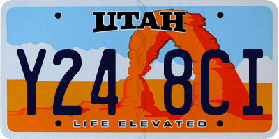 UT license plate Y248CI