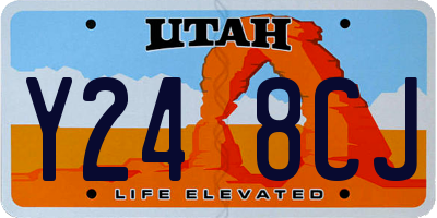 UT license plate Y248CJ