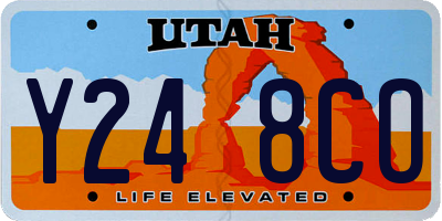UT license plate Y248CO