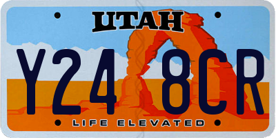 UT license plate Y248CR