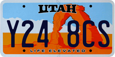 UT license plate Y248CS