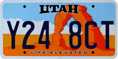 UT license plate Y248CT
