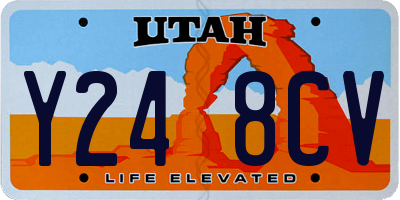 UT license plate Y248CV