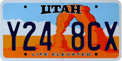 UT license plate Y248CX