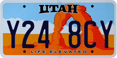 UT license plate Y248CY