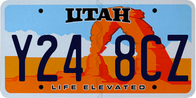 UT license plate Y248CZ