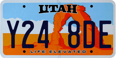 UT license plate Y248DE