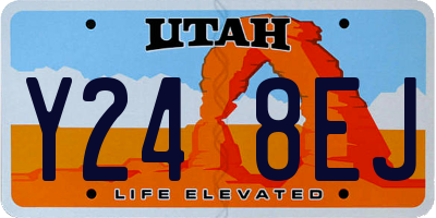 UT license plate Y248EJ