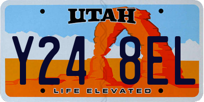 UT license plate Y248EL
