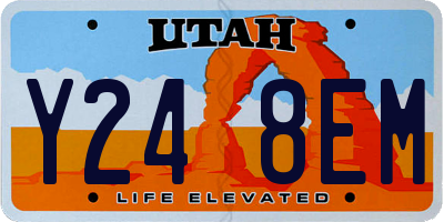 UT license plate Y248EM