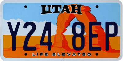 UT license plate Y248EP