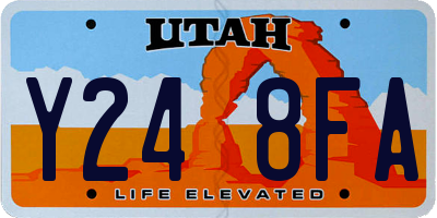 UT license plate Y248FA