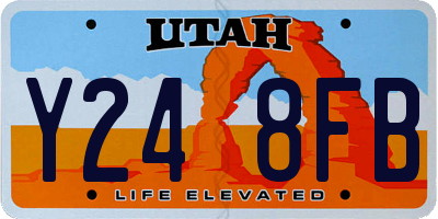 UT license plate Y248FB