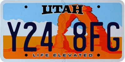 UT license plate Y248FG