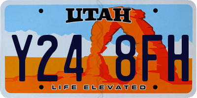 UT license plate Y248FH
