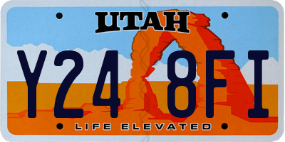 UT license plate Y248FI