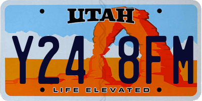 UT license plate Y248FM