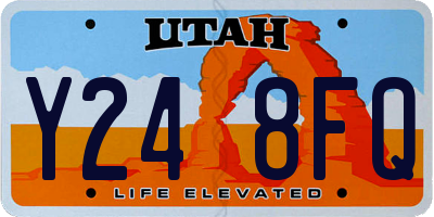 UT license plate Y248FQ