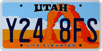 UT license plate Y248FS