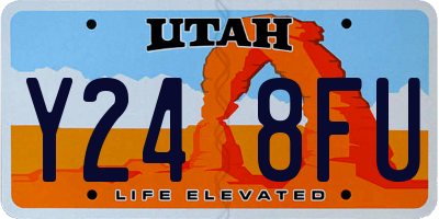 UT license plate Y248FU