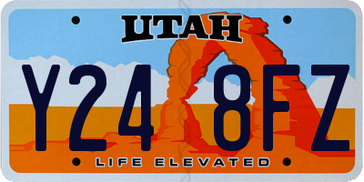 UT license plate Y248FZ
