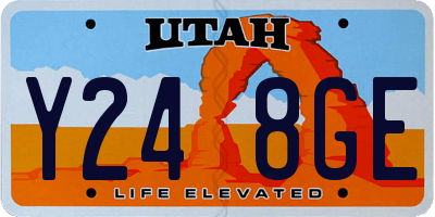UT license plate Y248GE
