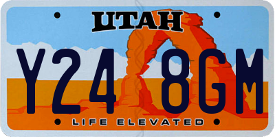 UT license plate Y248GM