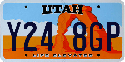 UT license plate Y248GP