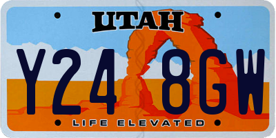 UT license plate Y248GW