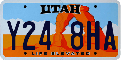 UT license plate Y248HA