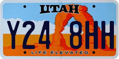 UT license plate Y248HH