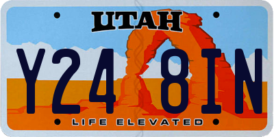 UT license plate Y248IN