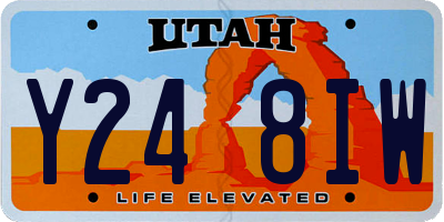 UT license plate Y248IW