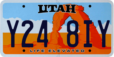 UT license plate Y248IY