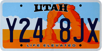 UT license plate Y248JX