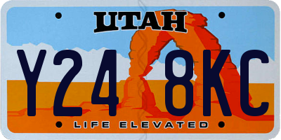 UT license plate Y248KC