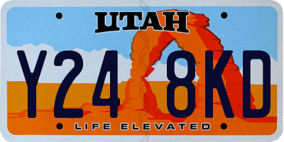 UT license plate Y248KD