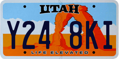 UT license plate Y248KI
