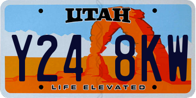 UT license plate Y248KW
