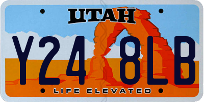 UT license plate Y248LB