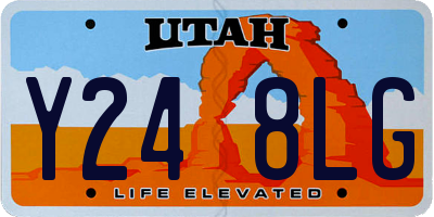 UT license plate Y248LG
