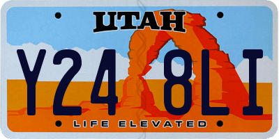 UT license plate Y248LI
