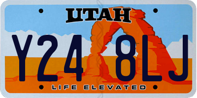 UT license plate Y248LJ