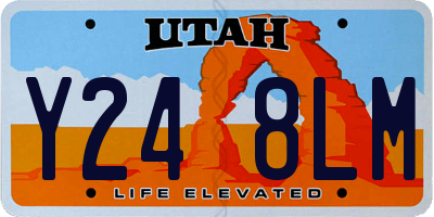 UT license plate Y248LM