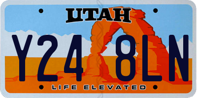UT license plate Y248LN