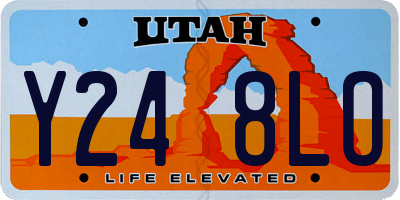 UT license plate Y248LO