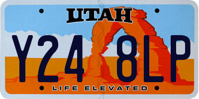 UT license plate Y248LP