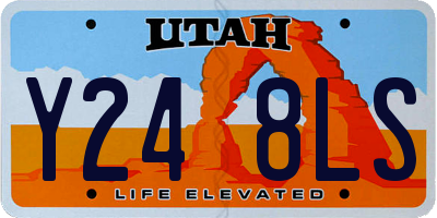 UT license plate Y248LS