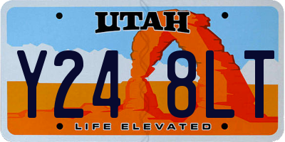 UT license plate Y248LT