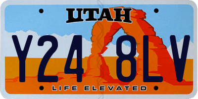 UT license plate Y248LV